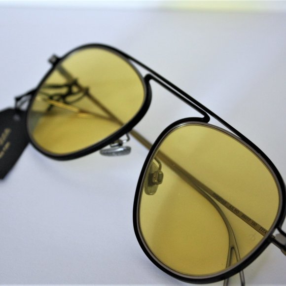 Rag and Bone Titanium Frame 55mm Yellow Lens Sunglasses RNB9003/S NEW main image 7